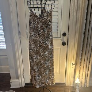 Elegant Leopard Print Chemise